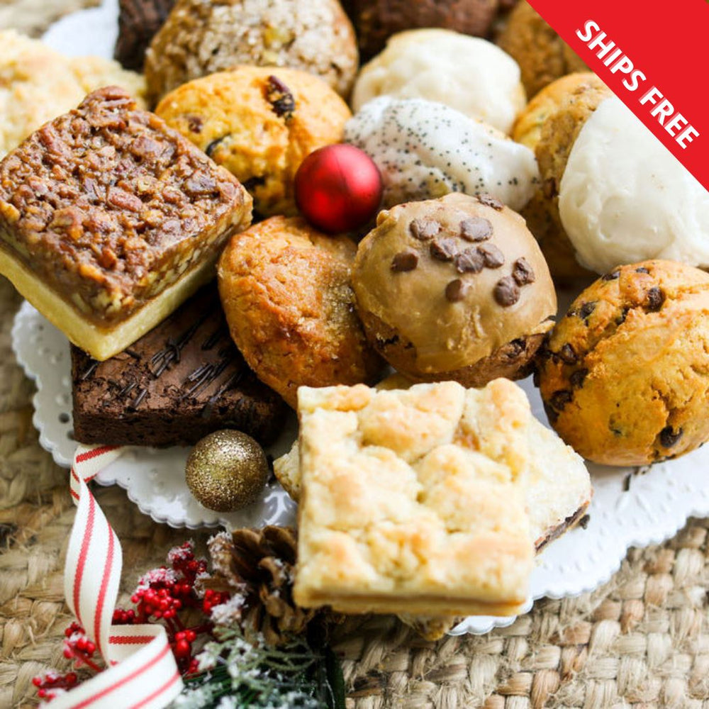 Flash Sale - All I Want For Christmas Deluxe Sampler: 24 assorted sweet sconies and 8 bars