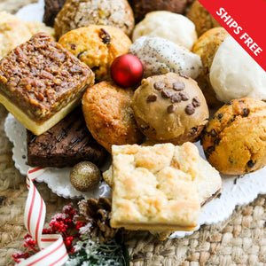 Flash Sale - All I Want For Christmas Deluxe Sampler: 24 assorted sweet sconies and 8 bars