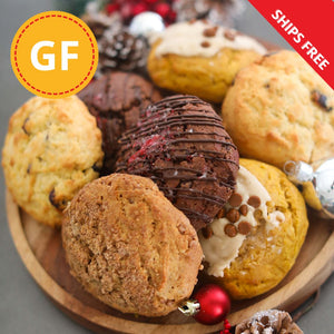 Gluten-Free Holiday Cheer Sampler of Large Scones